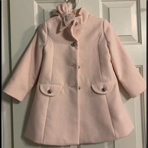 NWT Janie & Jack light pink toddler coat